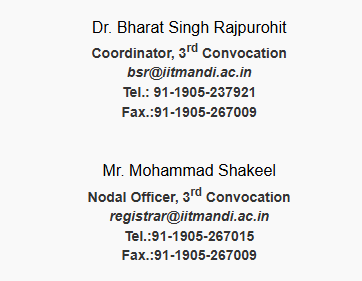 3rd Convocation Awards