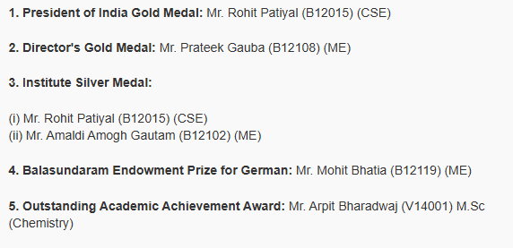 3rd Convocation Awards